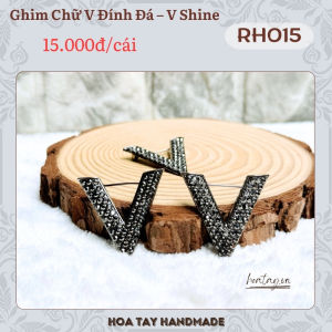 Ghim Chữ V Đính Đá – V Shine RH015 – Biểu tượng của sự tự tin bản lĩnh và cá tính