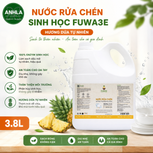 NƯỚC RỬA CHÉN SINH HỌC FUWA3E CAN 3.8L - LÀM SẠCH DẦU MỠ AN TOÀN LÀNH TÍNH SIÊU TIẾT KIỆM