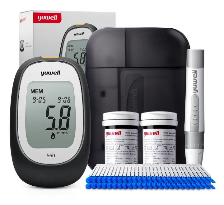 YUWELL ACCUSURE 660 BLOOD GLUCOSE METER Lazada