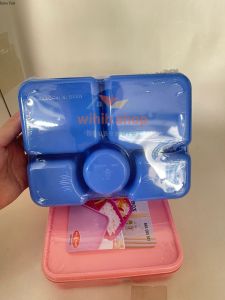 Kotak Makan Lunch Box Figo 5 Sekat Warna Cherry Metalik/Biru/Hi-Lite/CACAO