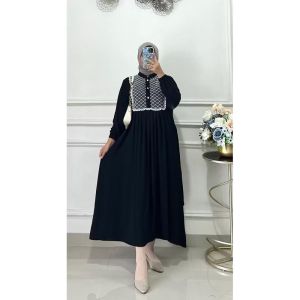 GAMIS SILK MEWAH | DENADA RAYA DRESS RESLETING BUSUI PAKAIAN  WANITA TERMURAH