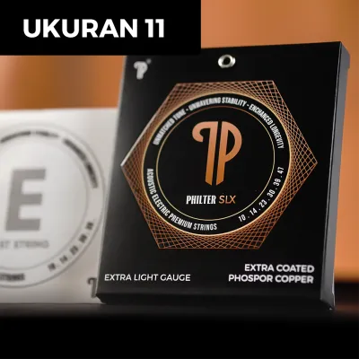 Senar Gitar Akustik Philter SLX ORIGINAL Extra Anti Karat Coated Phospor Copper Enchanced Longevity