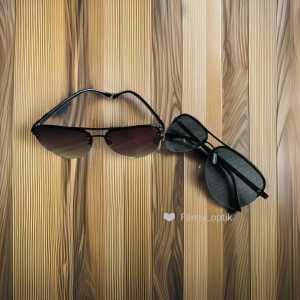 Kacamata Hitam Full Rim Anti UV dengan Gaya Aviator Terbaru