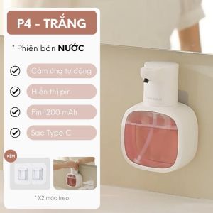 Hộp đựng nước rửa tay nhả bọt tự độngchai đựng xà phòng tự động nhả bọt dung tích 500 ml