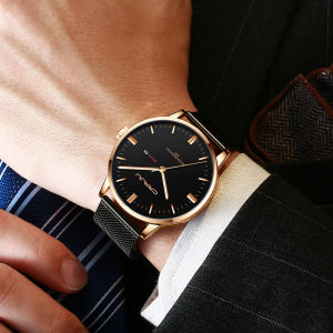 CRRJU Men Watch Waterproof Quartz Wristwatch Military Calendar Display Watch Clock