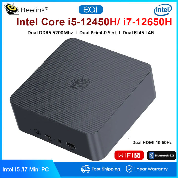 Dual Lan Mini PC, Intel Core I5 12450H (up To Jamaica