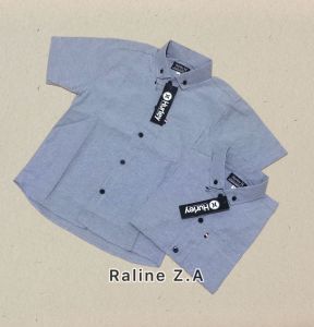 Kemeja Anak Laki Laki/Kemeja Abu muda Anak Laki Laki/Kemeja Anak Cowok Umur 1-14 tahun/Baju Kemeja Anak Laki Laki/Kemeja Anak Warna Abu Muda/Kemeja Anak Termurah Kualitas Terbaik/Toko Raline Z.A