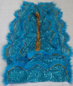 Đầu Lân Lớn cho bé (bao gồm đuôi kim sa 2 lớp/ vải lụa phi bóng) mắt chớp đèn Shop tặng kèm pin