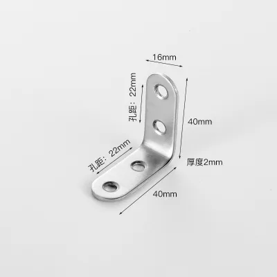 Plat Siku L Stainless Steel Penyangga Rak Lemari Ambalan / Bracket Siku Penyangga Rak / Siku Rak / Plat Siku L Besi / Dinding Stainless Steel Siku L Penahan