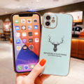 Hontinga เคสโทรศัพท์ OPPO,เคสสำหรับ OPPO Reno 2F Reno2F Reno 2Z ลายการ์ตูนกวางเรนเดียร์หรูหราชุบโครเมี่ยม TPU เนื้อนิ่มเคสโทรศัพท์แบบเต็มฝาปิดกล้องเคสยางกันเด็กชาย. 