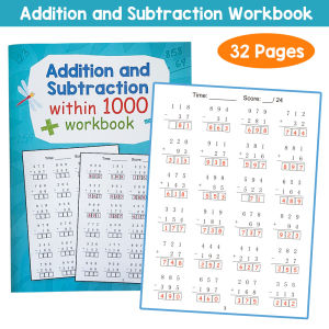 Childrens Multiplication and Division Writing Operation Exercise Book Mathematics Improvement Practice Questions A4 Daily Practice Notebook