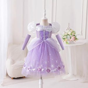 Princess Dress for Girls Cinderella Princess Dress Childrens Day Performance Costume Birthday Dress