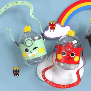 390ml Creative French Fries Water Bottle: A Fun & Portable Drinking Cup
