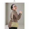 JIELSHI HAPPY 83663-J# Slingbag Tas Selempang Wanita Casual Kekinian Bahan Parasut Crinkle Anti Air. 
