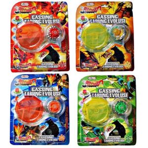 FootBall Spining Top Bola Mainan Anak LED + Music / Mainan Gangsing Led