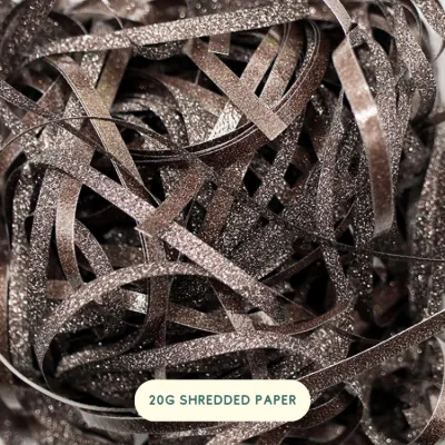 [Cozy Nest] Premium Shredded Paper Decorative Filler for Gift Boxes Packaging and Decoration Available in 20g Packs Shiny Shredded Paper and Glowing Shredded Paper