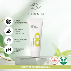 Beauty Of Majesty BOM Eight Tea Cleansing Foam (150ml)