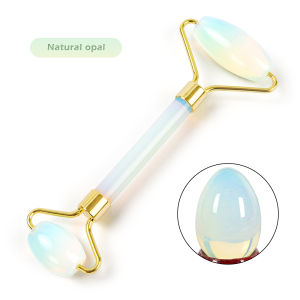 Multicolor Roller Slimming Face Massager Lifting Tool Natural Jade Facial Massage Roller Stone Skin Massage Beauty Care Set