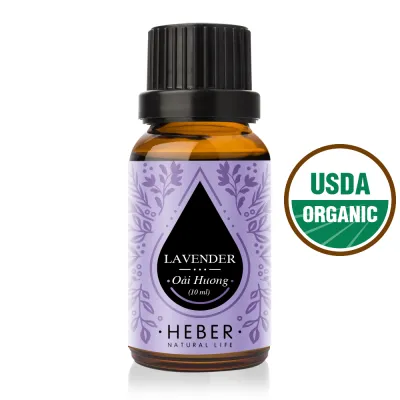 Tinh Dầu Oải Hương Lavender Essential Oil Heber Natural Life 100% Thiên Nhiên Nguyên Chất Cao Cấp Nhập Khẩu Xông Thơm Phòng