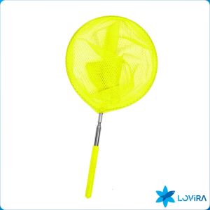LoviRa Children Butterfly Catch Net Stainless Steel Telescopic Fishing Net Colorful Nets