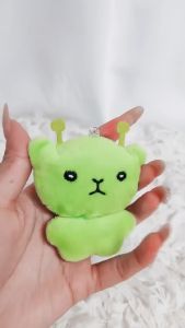 Party Gift Alien Cat Plush Toy Cartoon Stuffed Animal Keychain Accessories Creative Ugly Cute Backpacks Pendant