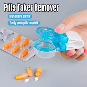 Baete Portable Pill Taker Remover Convenient Medicine Dispenser Pill Organizer 1Pc