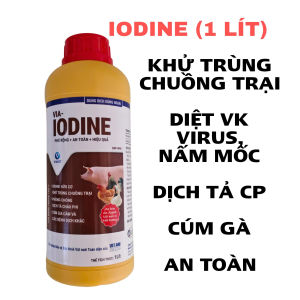 1 lít Iodine Khử trùng chuồng trai cho gia súc gia cầm