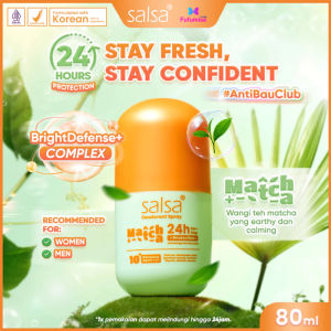 SALSA Deodorant Spray 80g | 24jam Melindungi Ketiak | Antiperspirant | Anti Bau Badan