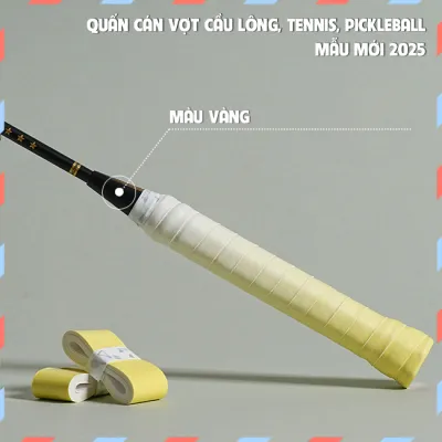 Quấn Cán Vợt Cầu Lông Tennis Pickleball – Chất Liệu Pu Cao Cấp Giúp Chống Trơn Trượt Bám Tay Tốt