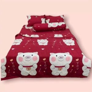 chăn hè loại đẹp kt 1m7x2m chăn hè trần bông trắng đẹp mềm mại bền đẹp thoáng mát