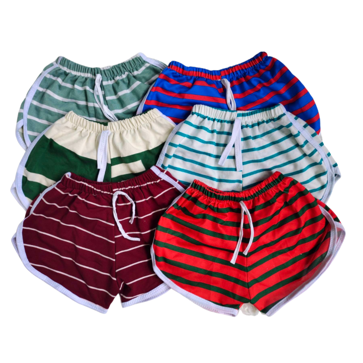 Moraira 6pcs GIRLS KIDS SHORTS 25 yrs old Cotton Spandex Dolphin