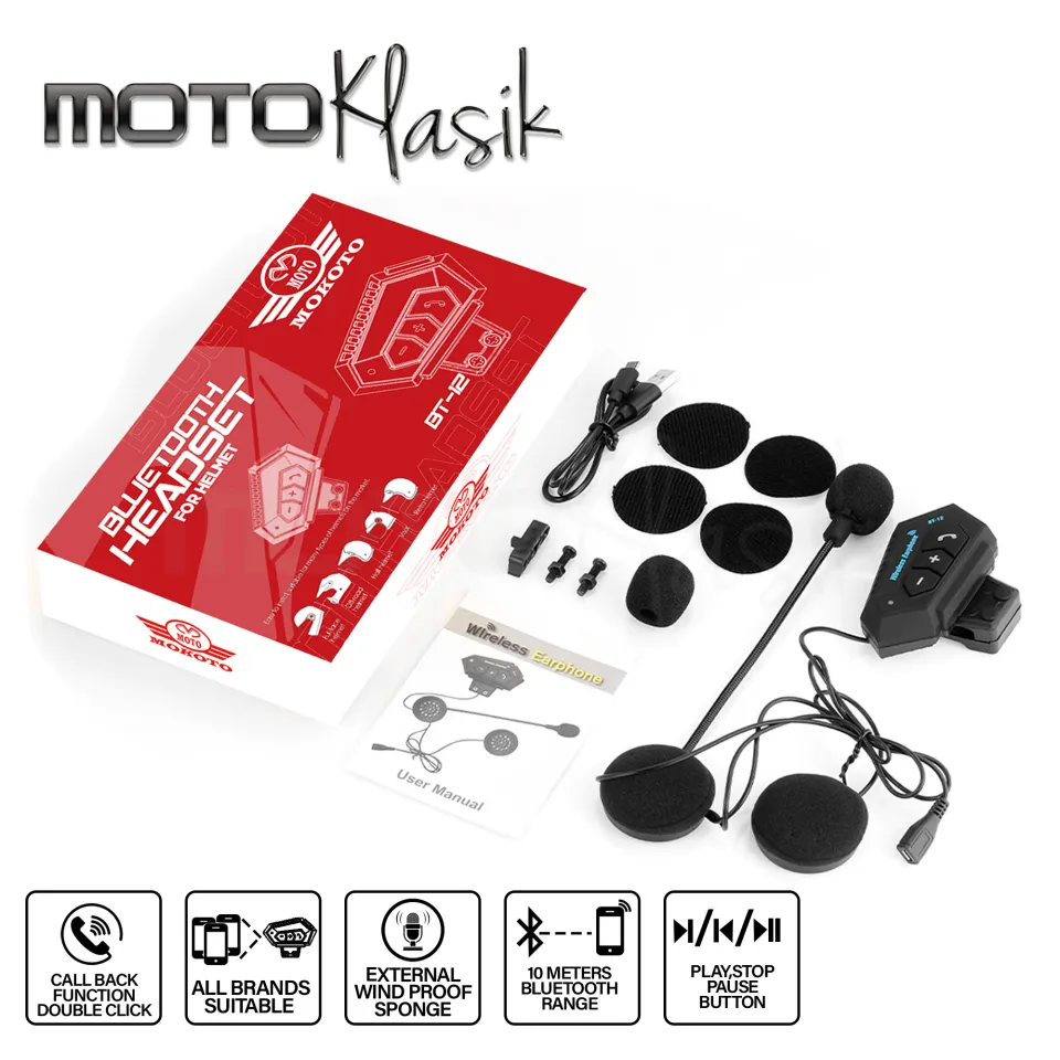 Bluetooth headphones for motorcycle hot sale riding