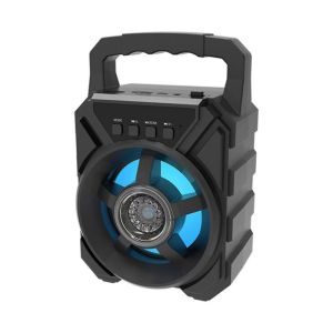 Portable Bluetooth Speaker with Handle Outdoor Waterproof Loudspeaker for K-Singing and Dancing