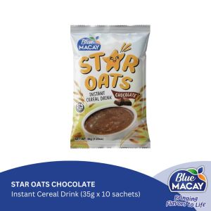 Blue Macay Star Oats Chocolate Instant Cereal Drink (35g x 10 sachets)