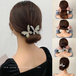 Sanggul Rambut Kupu Kupu Hair Bun Aksesoris Rambut Korean Style