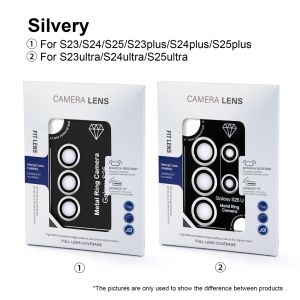 ✅【SG】Samsung Camera Lens Protector | S26 S25 S24 S23 Ultra Plus | Colorful Metal Ring Tempered Glass Lens Cover | 360° Full Camera Protection Anti-Scratch HD Clear Protective Lens Film for Galaxy Phone