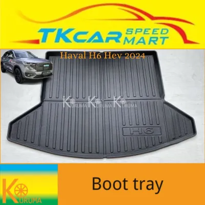 [READY STOCK] HAVAL H6 HEV ALL NEW 2024 ( KURUMA ) RUBBER TPO SOFT HIGH QUALITY BOOT TRAY
