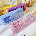 Gratis Semua - Kotak Pensil Sanrio Bening 2 Tingkat / Kotak Pensil Sanrio / Kotak Pensil Magnet / Kotak Pensil Anak / Kotak Pensil. 
