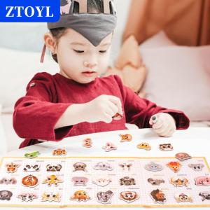[COD]🔥🔥🔥ZTOYL Cute Cartoon Magnetic Sticker Book For Kids - Reusable Puzzle Book Early Education Advanced Baby Toy Gift For Child Age 2-4 Gift