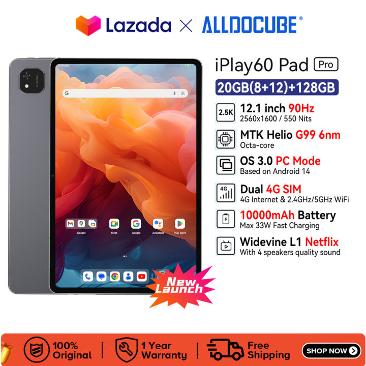 NEW RELEASE] ALLDOCUBE iPlay 60 Pad Pro 12.1 inch tablet 20GB(8+12