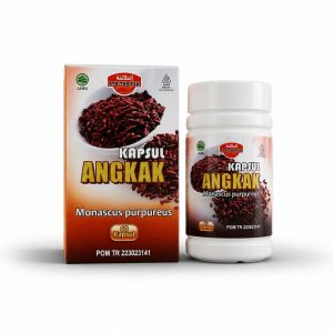 Kapsul Angkak Ath Thoifah Asli BPOM | Monascus purpureus | Membantu Menjaga Kadar Kolesterol Tetap Normal & Menunjang Kesehatan Jantung