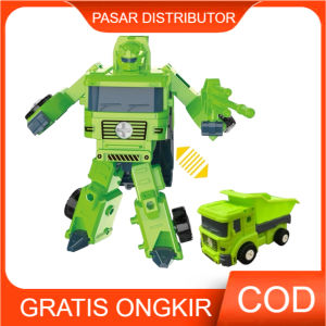 Mainan Anak 3IN1 DIY ROBOTS DISASSEMBLY DEFORMATION Mainan Robot DIY Kendaraan Engineering Anak Mainan Anak Perempuan - Mainan Anak Laki Laki