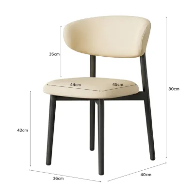 (JIJI.SG) FRANCESCA Dining Chair - with Backrest / Dining Chair / Cafe / High Bar Chair / SG