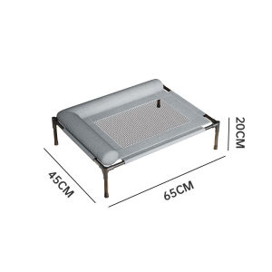 Elevated Mesh Dog Bed Moisture‑Proof Pet Bed Breathable Antibacterial Dog Cat Mesh Bed Metal Bracket