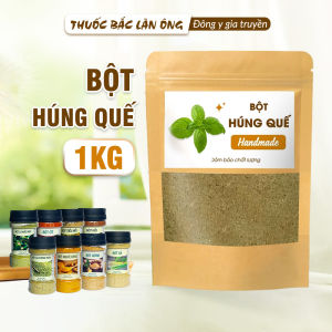 Bột húng quế tây 1kg lá basil gia vị sốt pizza mỳ ý ướp gà KFC - Lãn Ông