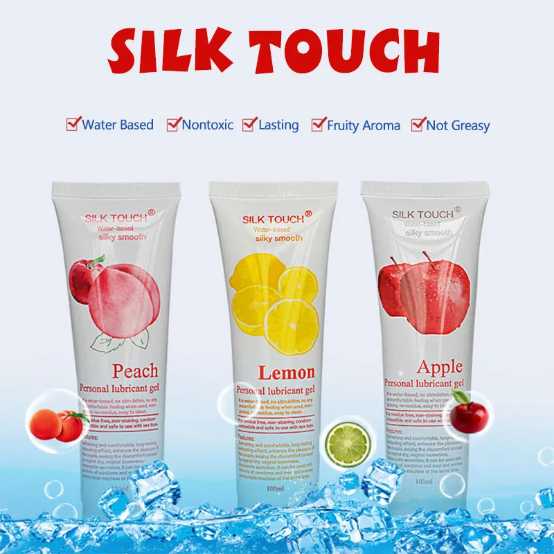 SILK TOUCH Fruit Flavored Lube Smoothing Moisturizing Anal Vaginal Water  Based Lubricant Single Item Peach Lemon Apple - Lazada | Lazada PH