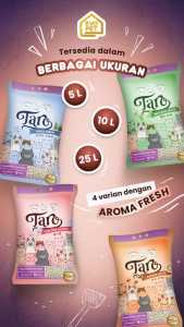 Pasir TARO 25 Liter Pasir Kucing Gumpal Wangi