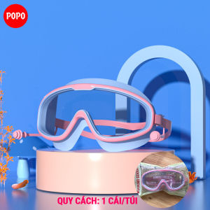 Kính bơi trẻ em mắt trong POPO 361 góc nhìn 180 độ bảo vệ mắt hạn chế sương mờ ngăn nước tuyệt đối.