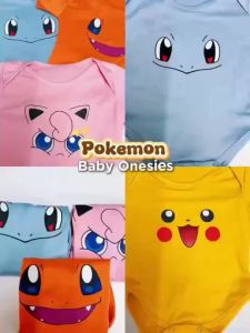 [INNOCENTTEES] POKEMON ONESIES MILESTONES  BABY ROMPER - ONESIES     BABY ONESIES     1 - 12 MONTHS