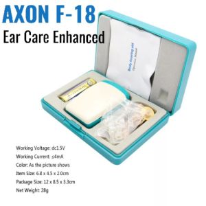 AXON F-18 เครื่องขยายเสียงEar Care Enhanced ช่วยเพิ่มการได้ยิน เครื่องช่วยฟังมินิคุณภาพสูงกระเป๋าพกพา